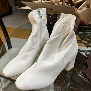 White Ankle Boots